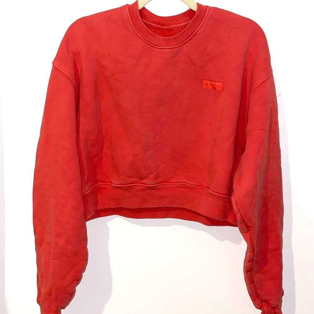 SET Active Bold Red Cropped Sweatshirt